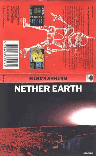 Nether Earth original ZX Spectrum box art