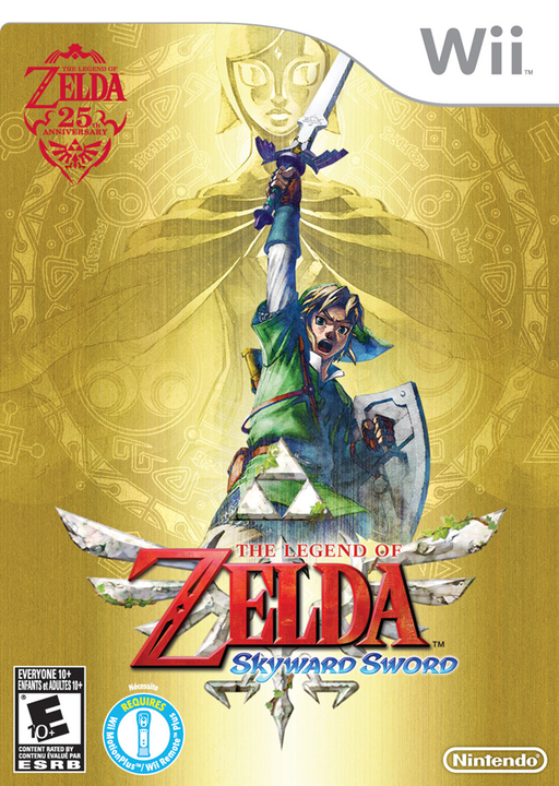 The Legend of Zelda: Skyward Sword original Wii box art