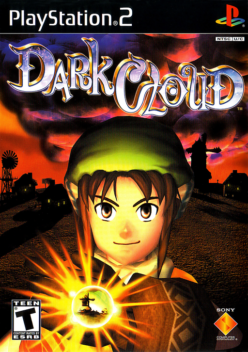 Dark Cloud original PlayStation 2 box art