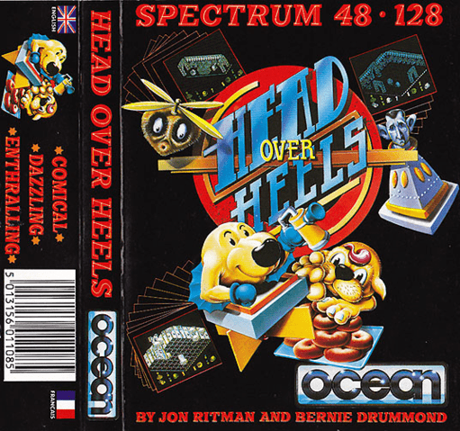 Head over Heels original ZX Spectrum box art