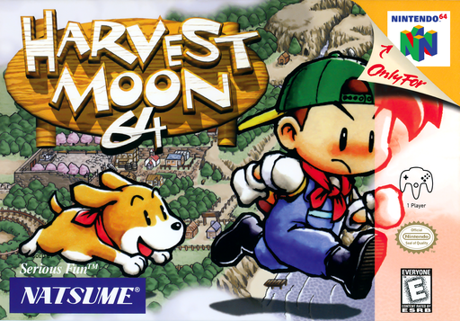 Harvest Moon 64 original Nintendo 64 box art