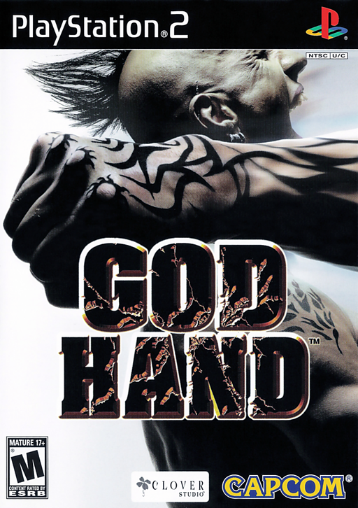 God Hand original PlayStation 2 box art