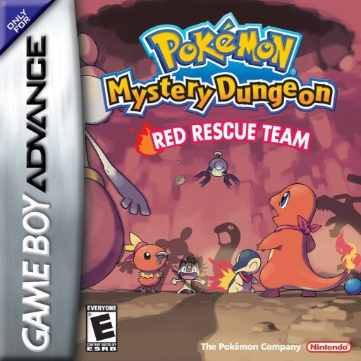 Pokémon Mystery Dungeon: Red Rescue Team original Game Boy Advance box art