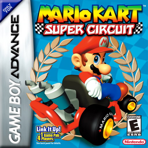 Mario Kart: Super Circuit (US) original Game Boy Advance box art