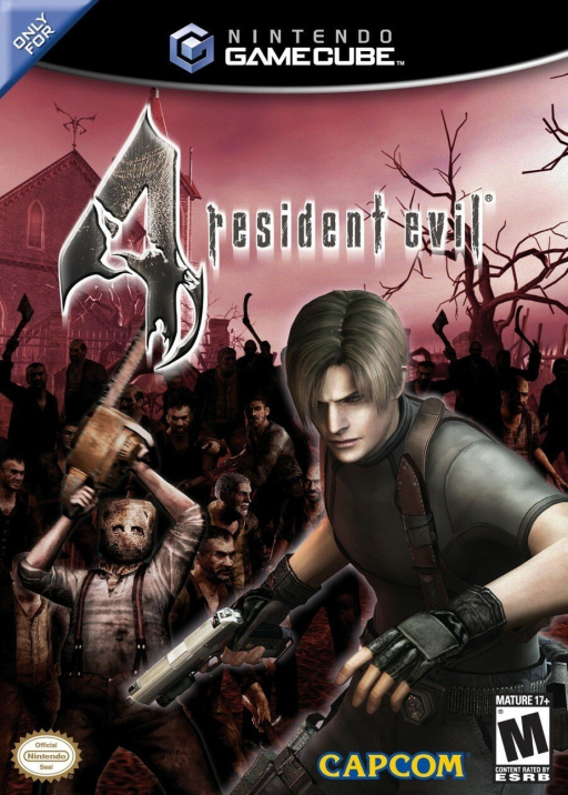 Resident Evil 4 (GameCube G4BE08 debug build) original GameCube box art