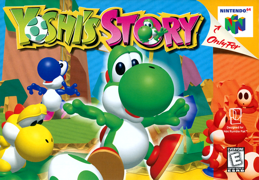 Yoshi's Story original Nintendo 64 box art