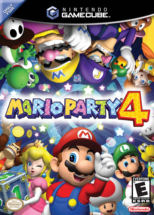 Mario Party 4 original GameCube box art