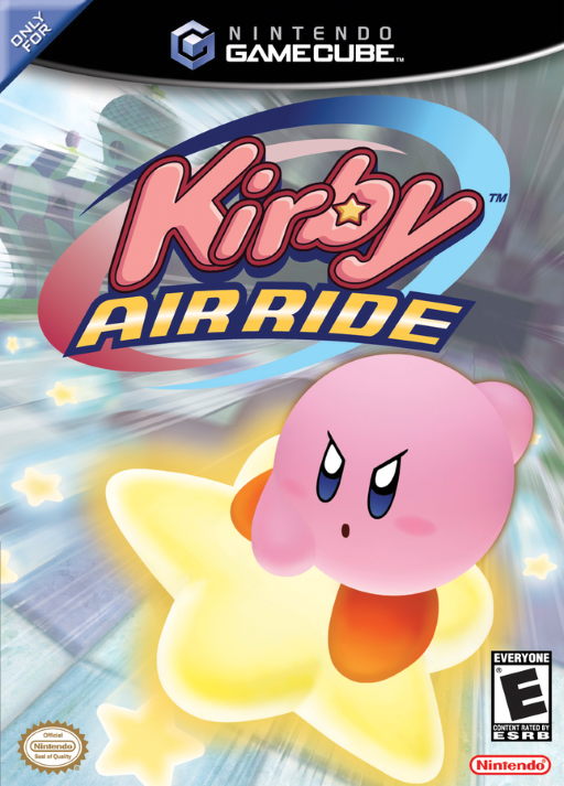Kirby Air Ride original GameCube box art