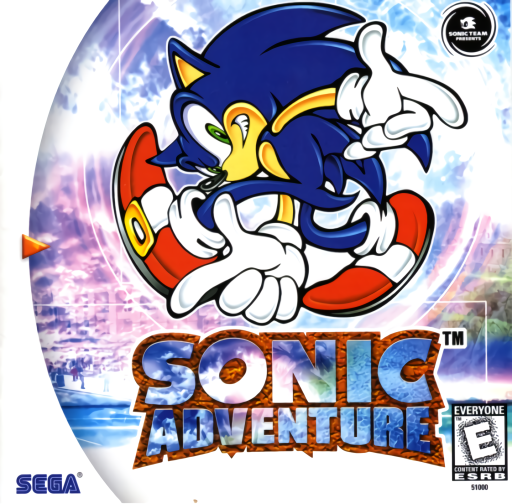 Sonic Adventure original Dreamcast box art