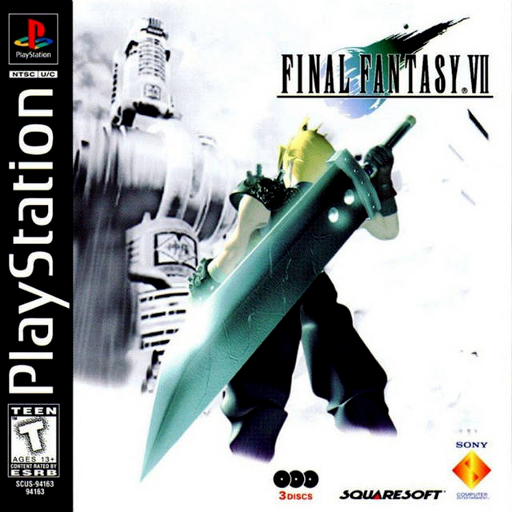 Final Fantasy VII original PlayStation box art