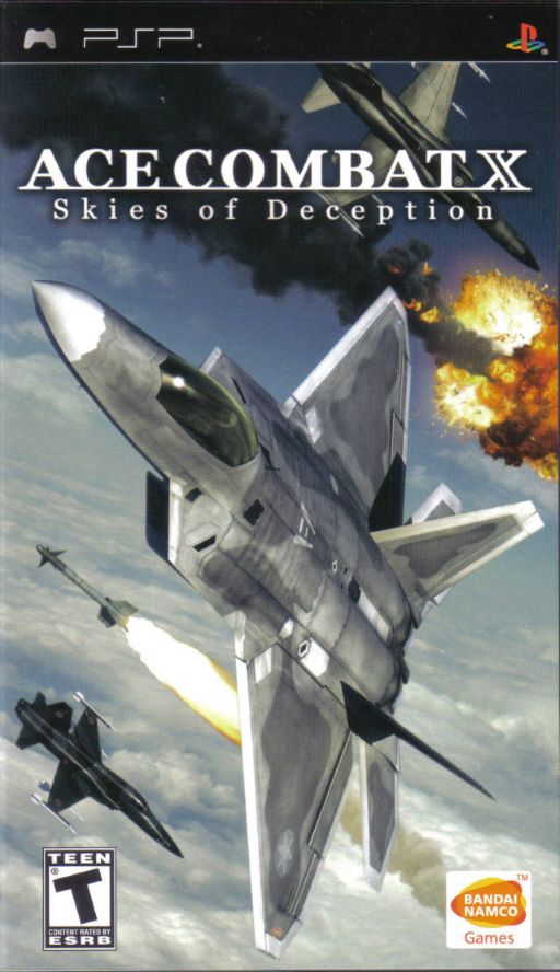 Ace Combat X: Skies of Deception original PlayStation Portable box art