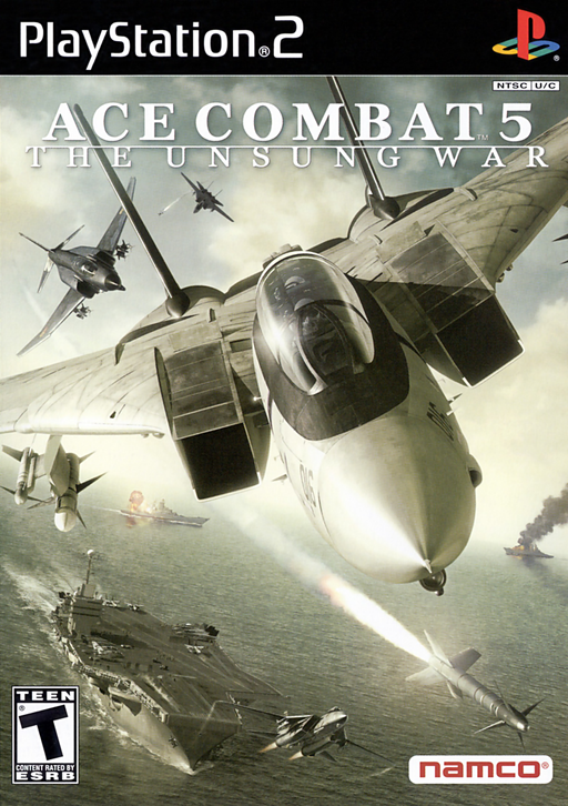 Ace Combat 5: The Unsung War original PlayStation 2 box art