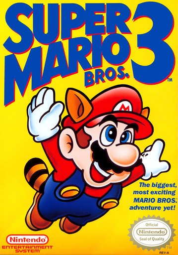 Super Mario Bros. 3 original NES box art