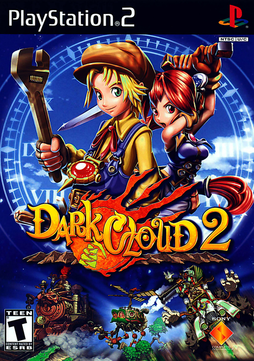 Dark Cloud 2 original PlayStation 2 box art