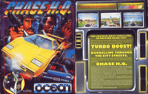 Chase H.Q. (ZX Spectrum conversion) original ZX Spectrum box art
