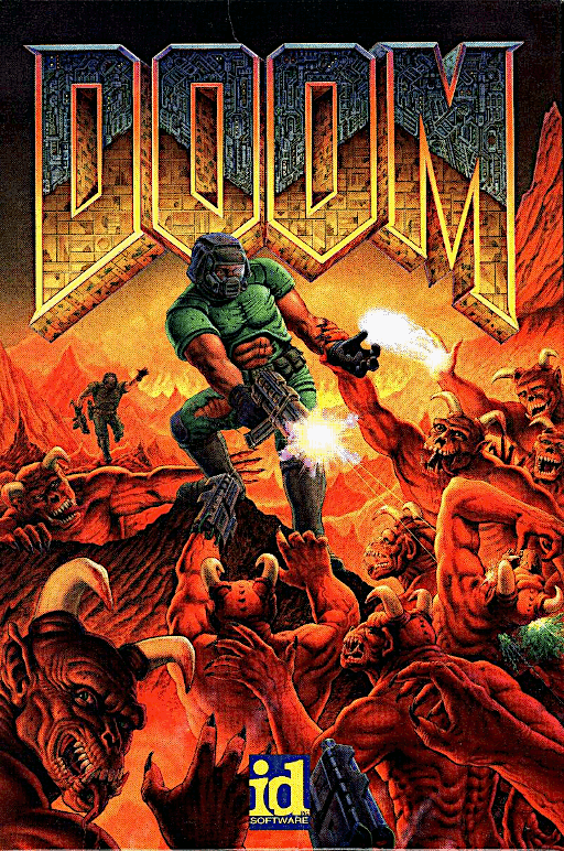 Doom original MS-DOS box art
