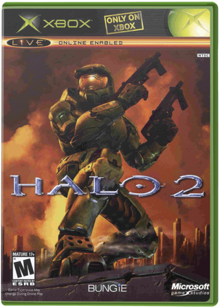 Halo 2 original Xbox box art