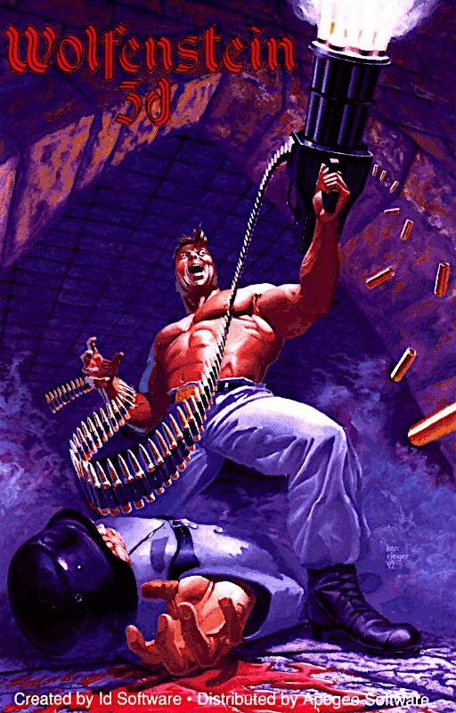 Wolfenstein 3D original MS-DOS box art