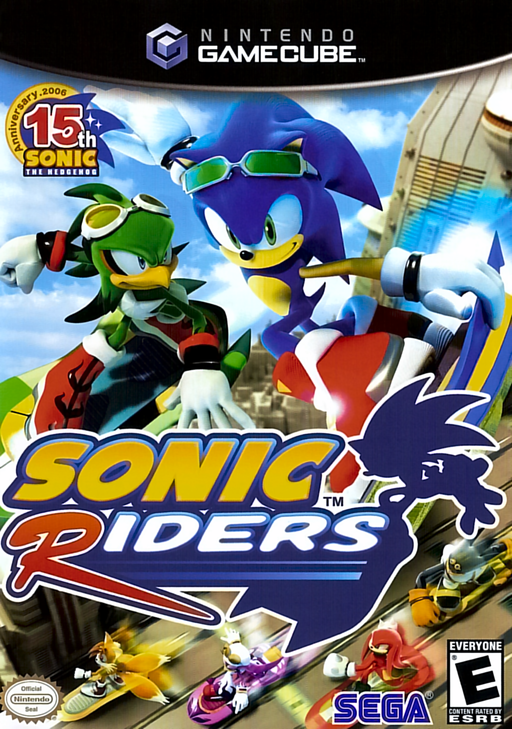 Sonic Riders (USA) original GameCube box art