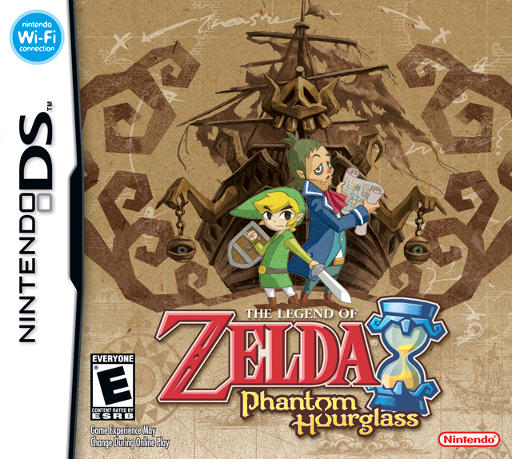 The Legend of Zelda: Phantom Hourglass original Nintendo DS box art