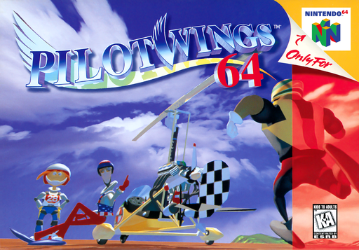 Pilotwings 64 original Nintendo 64 box art