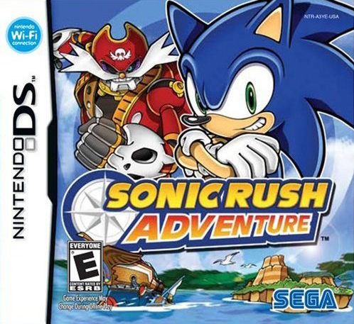 Sonic Rush Adventure original Nintendo DS box art
