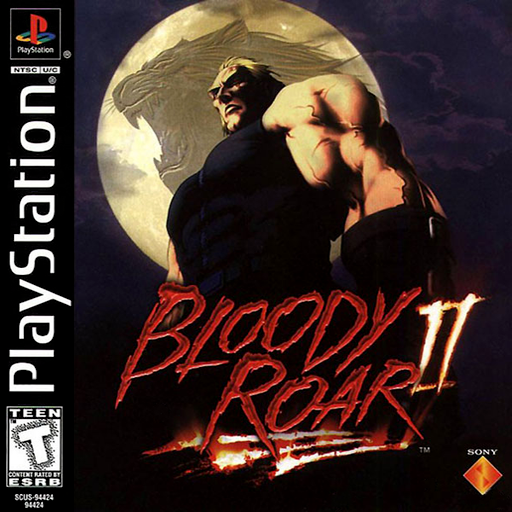 Bloody Roar II original PlayStation box art