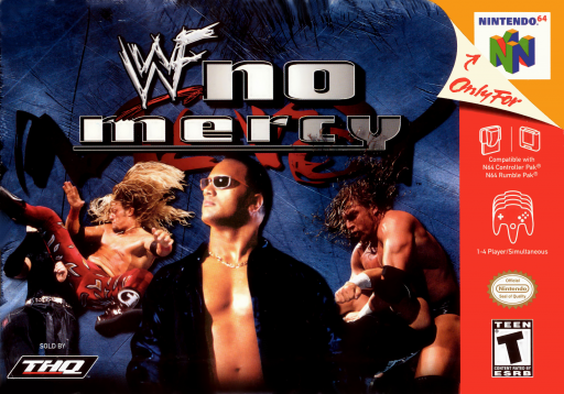 WWF No Mercy original Nintendo 64 box art