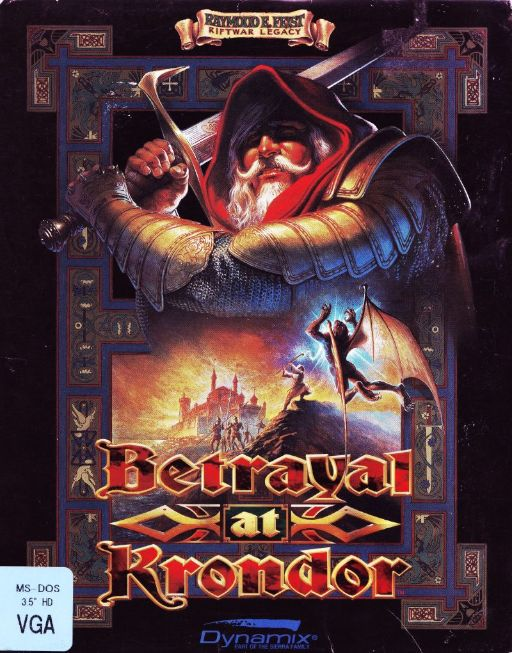 Betrayal at Krondor original MS-DOS box art