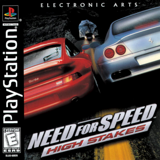 Need for Speed: High Stakes original PlayStation box art