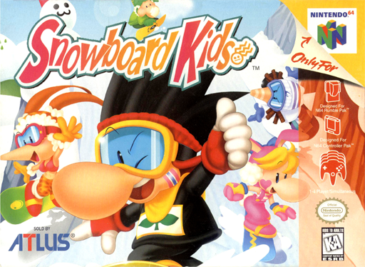 Snowboard Kids original Nintendo 64 box art