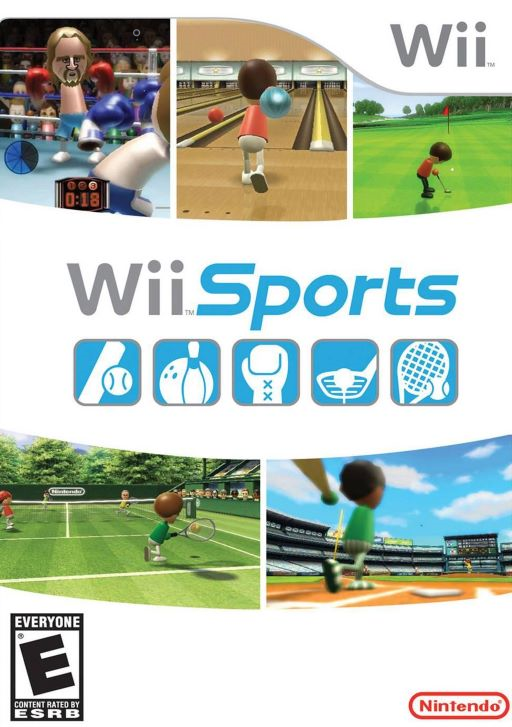 Wii Sports original Wii box art