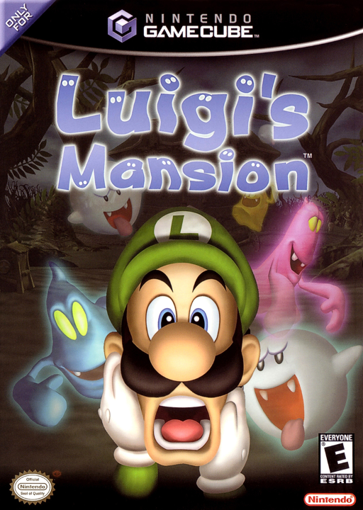 Luigi's Mansion original GameCube box art