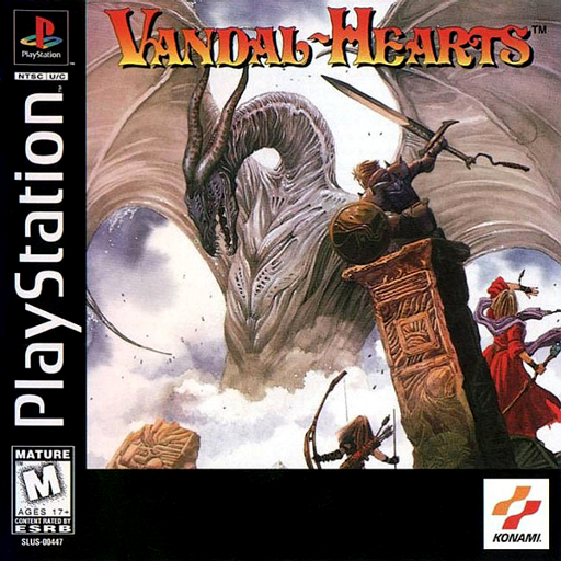 Vandal Hearts original PlayStation box art