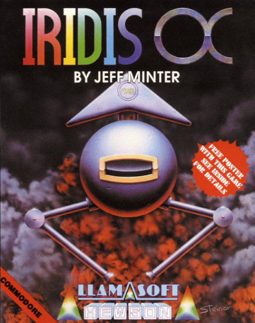 Iridis Alpha (Commodore 64) original Commodore 64 box art