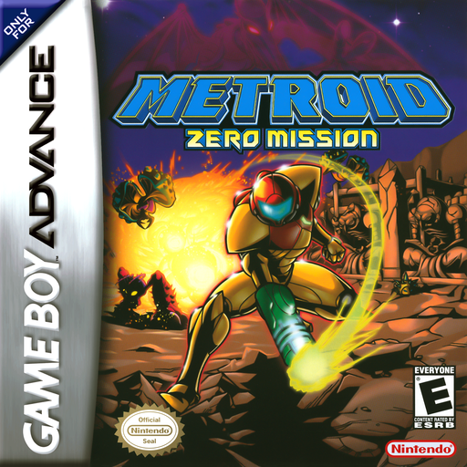 Metroid: Zero Mission original Game Boy Advance box art