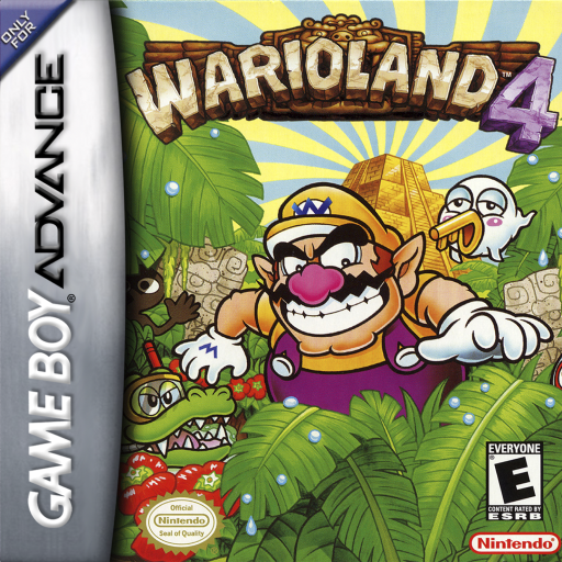 Wario Land 4 original Game Boy Advance box art