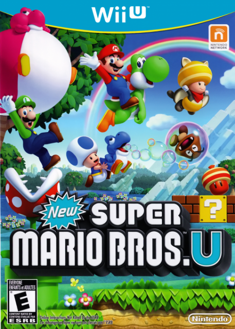 New Super Mario Bros. U (v1.3.0 US) original Wii U box art