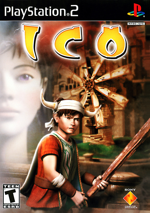 ICO original PlayStation 2 box art