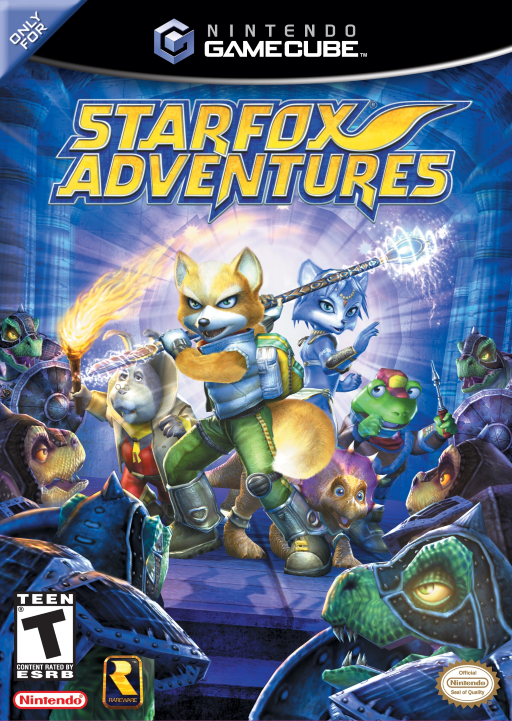 Star Fox Adventures (debug build) original GameCube box art