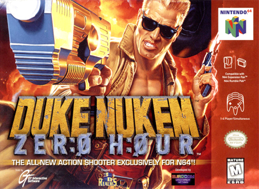 Duke Nukem: Zero Hour original Nintendo 64 box art