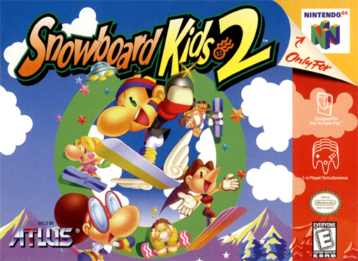 Snowboard Kids 2 original Nintendo 64 box art