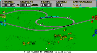 ShortLine original MS-DOS screenshot