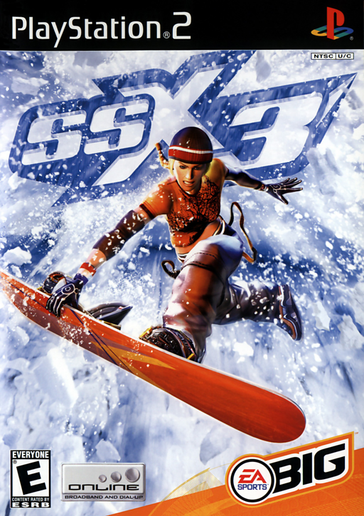 SSX 3 original PlayStation 2 box art