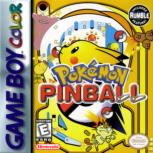 Pokemon Pinball original Game Boy Color box art
