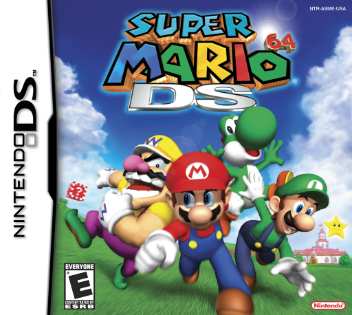 Super Mario 64 DS original Nintendo DS box art