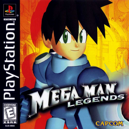 Mega Man Legends original PlayStation box art