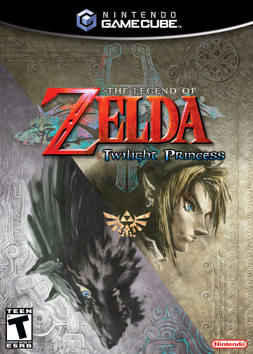 The Legend of Zelda: Twilight Princess original GameCube box art
