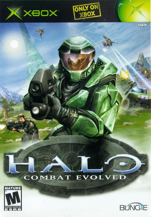 Halo: Combat Evolved original Xbox box art
