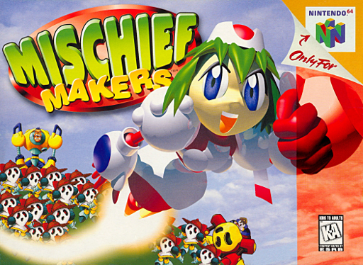 Mischief Makers original Nintendo 64 box art